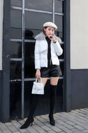 เสื้อโค้ทดาวน์กันหนาว อุณหภูมิติดลบ  - Puffer Down Coat Parka With Fur Hood