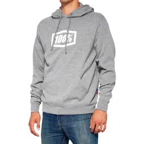 100% Icon Pullover Hoodie - Gray - XL 20029-00018