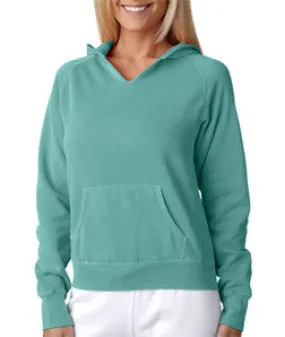 1595 Chouinard Ladies' Hooded Sweatshirt Seafoam Pgmdye