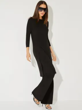 3/4-Sleeve Front-Slit Tunic Top - NY&C Style System