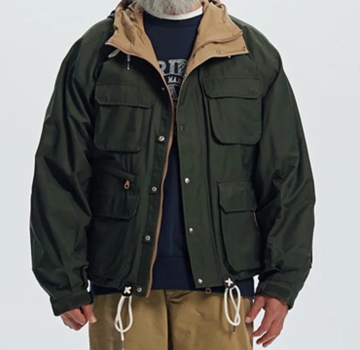 60/40 MOUNTAIN PARKA COAT  - DARK GREEN