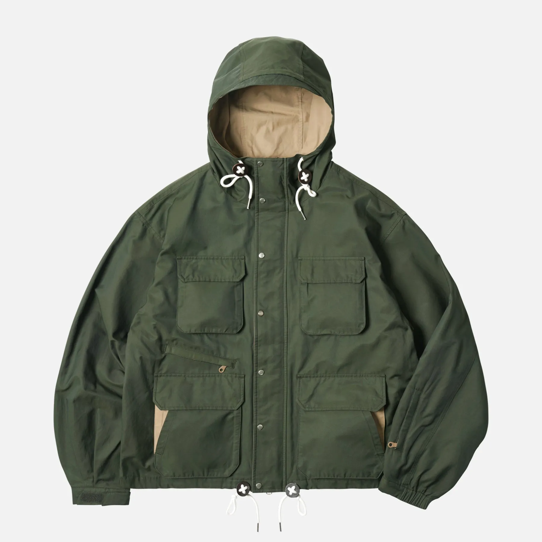 60/40 MOUNTAIN PARKA COAT  - DARK GREEN