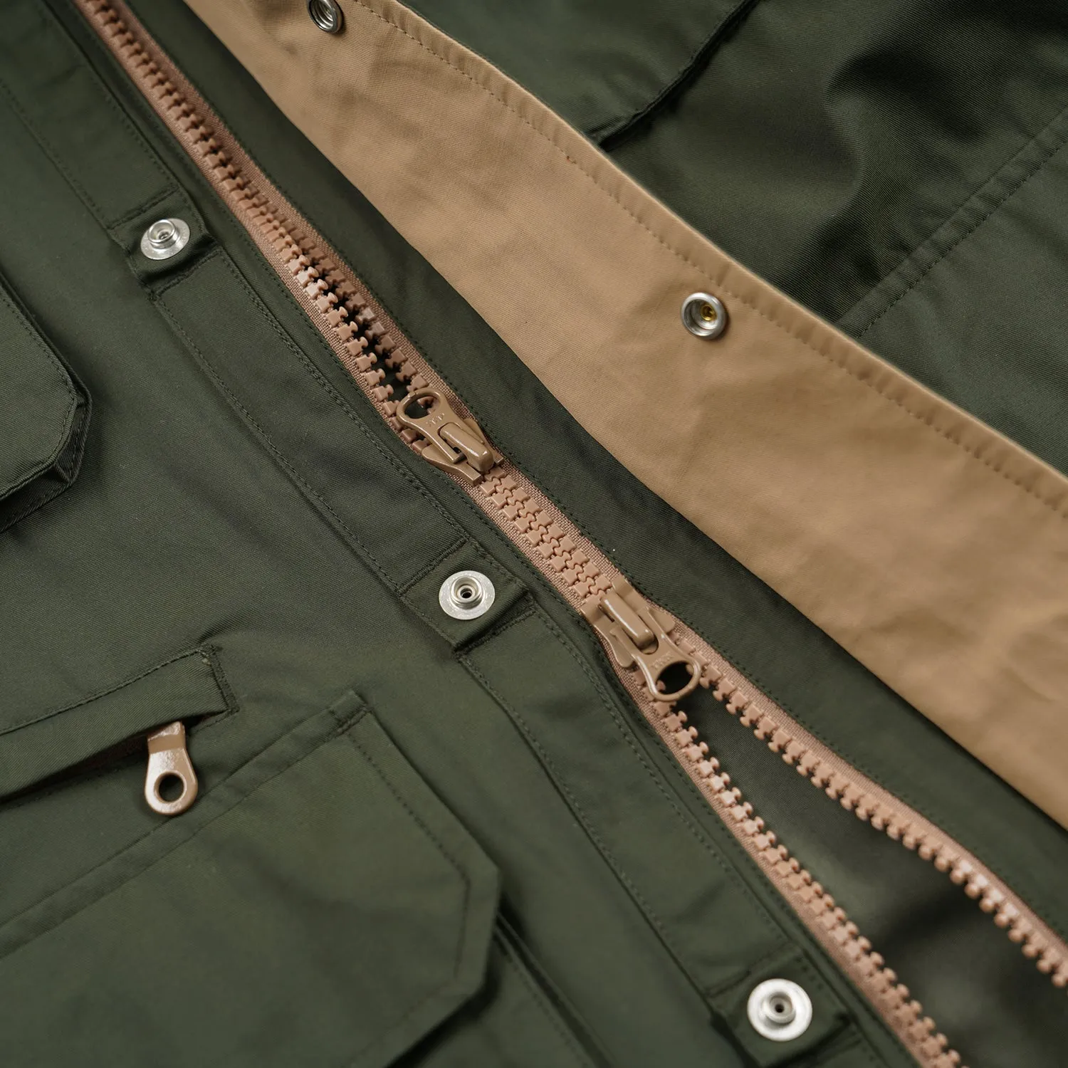 60/40 MOUNTAIN PARKA COAT  - DARK GREEN