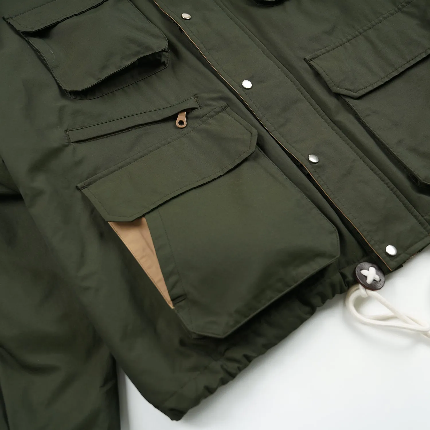 60/40 MOUNTAIN PARKA COAT  - DARK GREEN