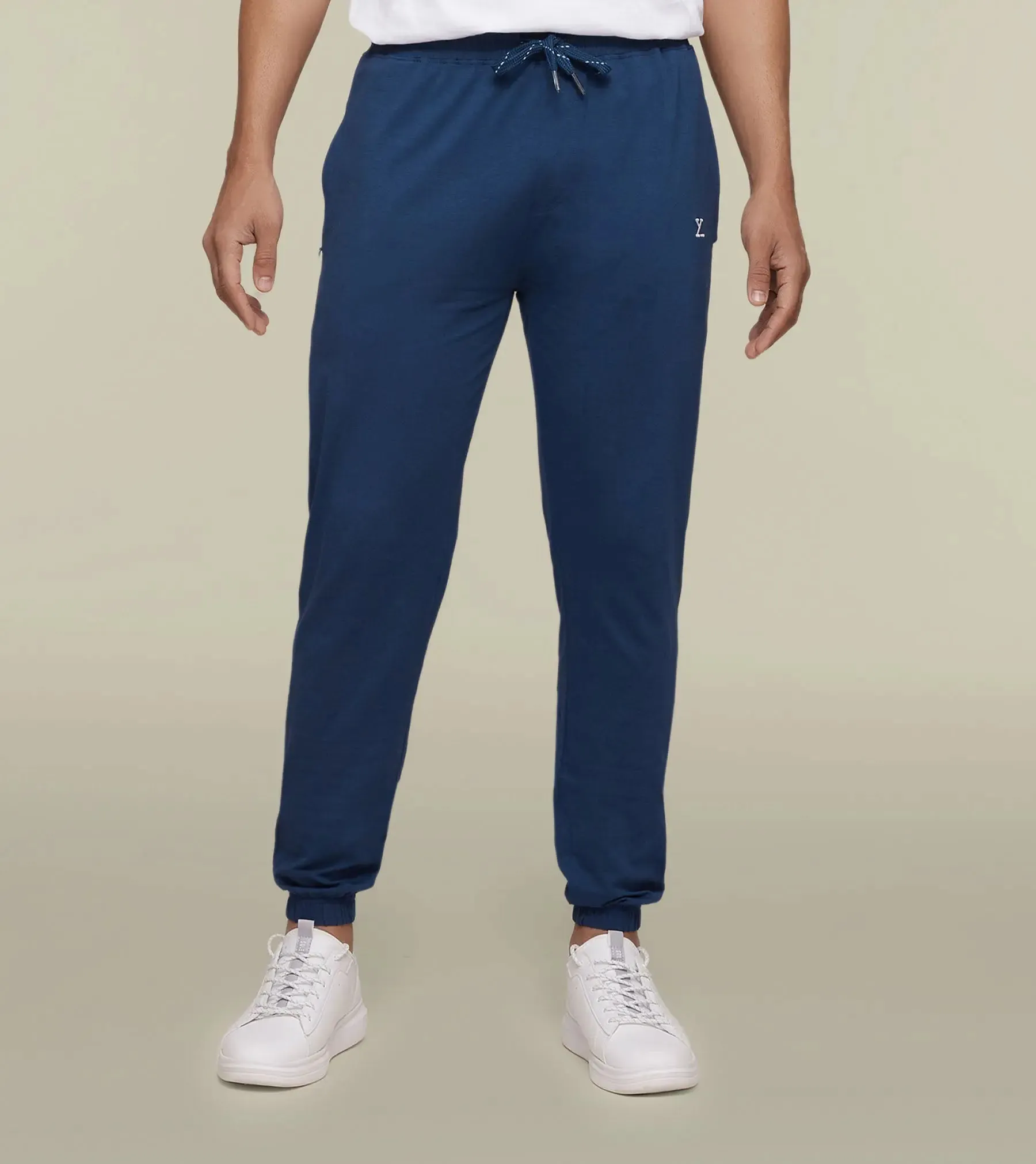 Ace Modal-Cotton Joggers Estate Blue
