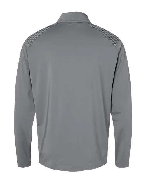 adidas Men's Shoulder Stripe Quarter-Zip Pullover