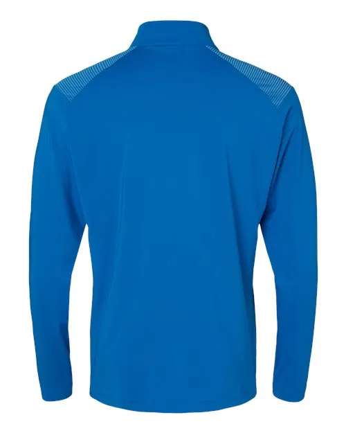 adidas Men's Shoulder Stripe Quarter-Zip Pullover