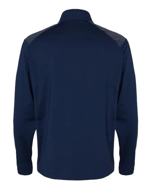 adidas Men's Shoulder Stripe Quarter-Zip Pullover