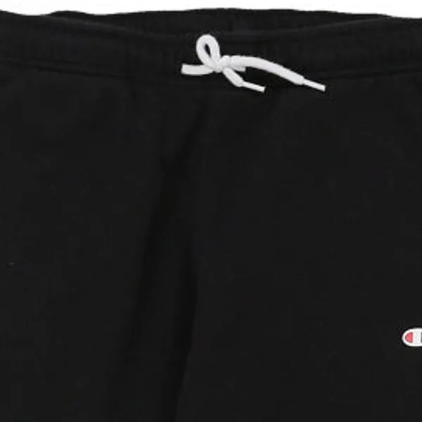 Age 11-12 Champion Joggers - Large Black Cotton Blend