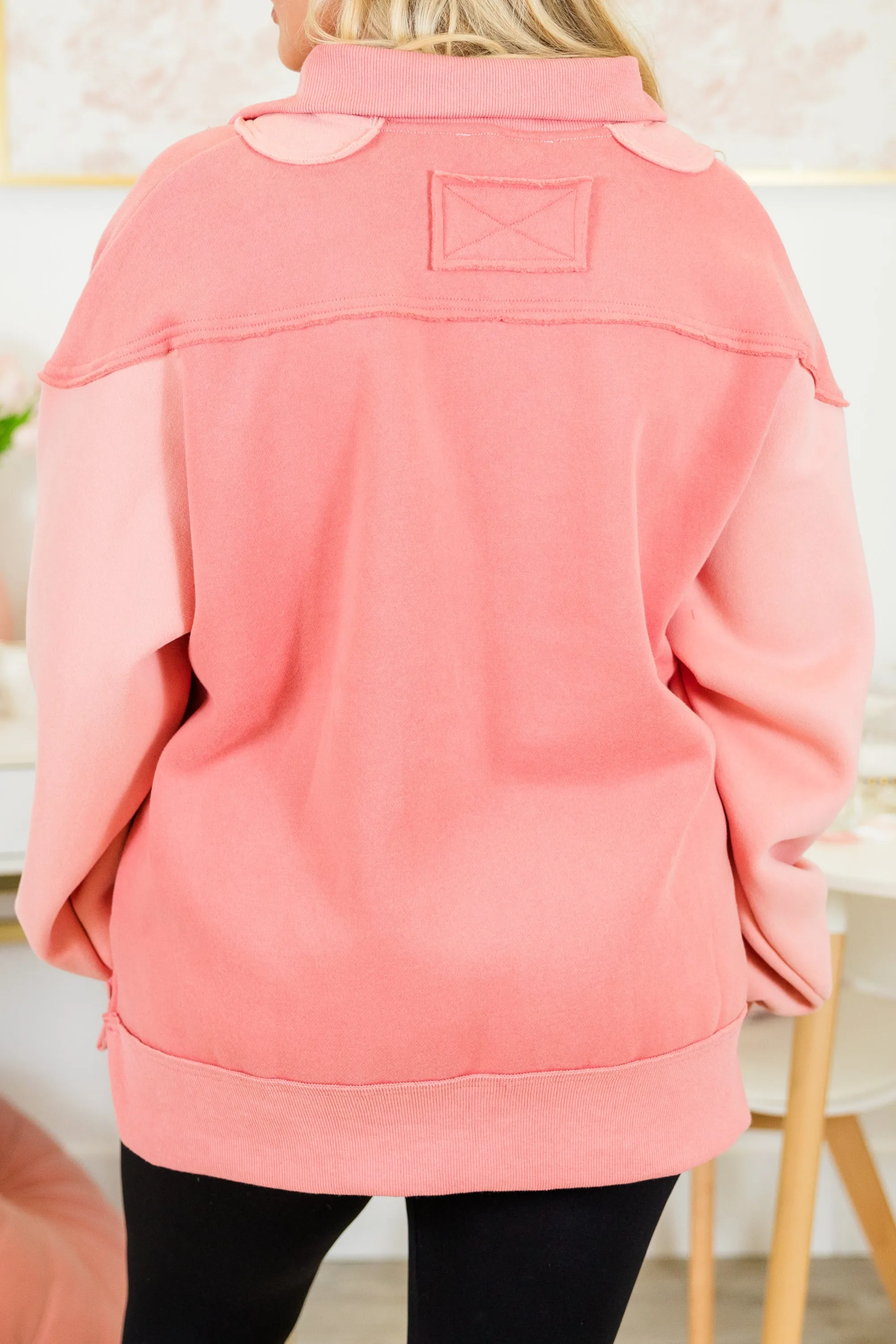 All We Want Pullover, Salmon