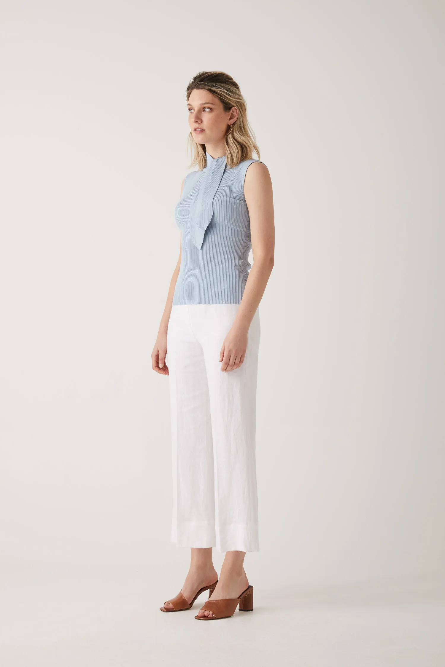 Anais Top - Pale Blue