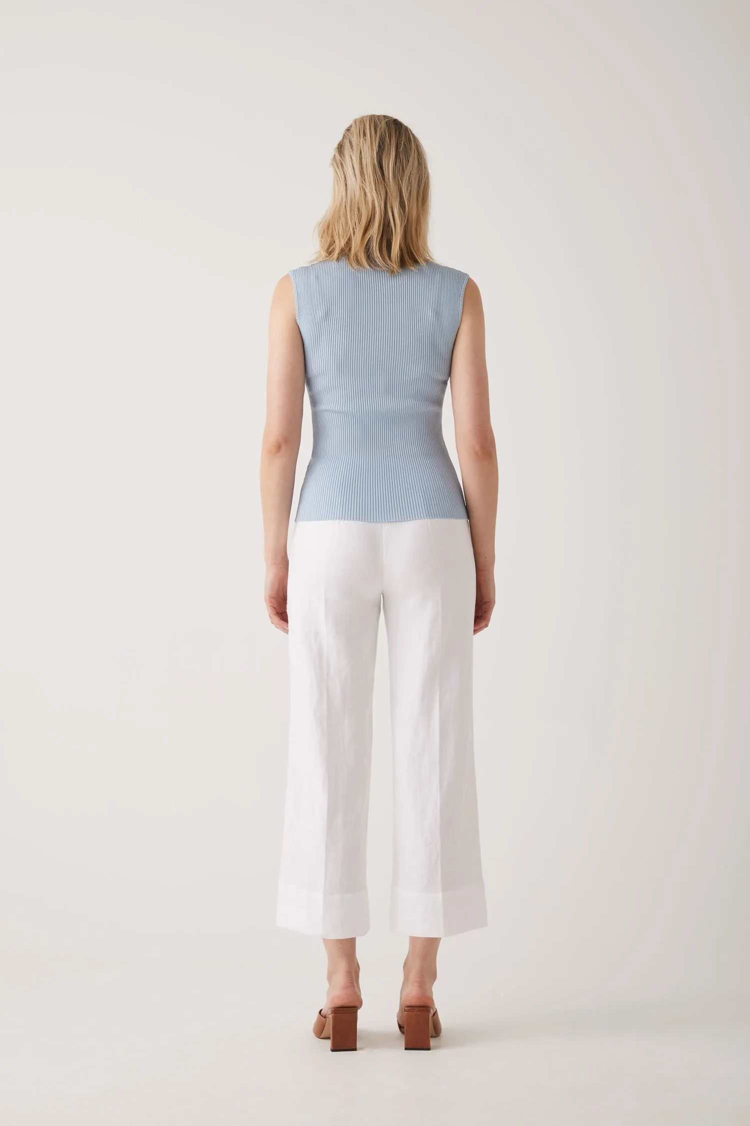 Anais Top - Pale Blue