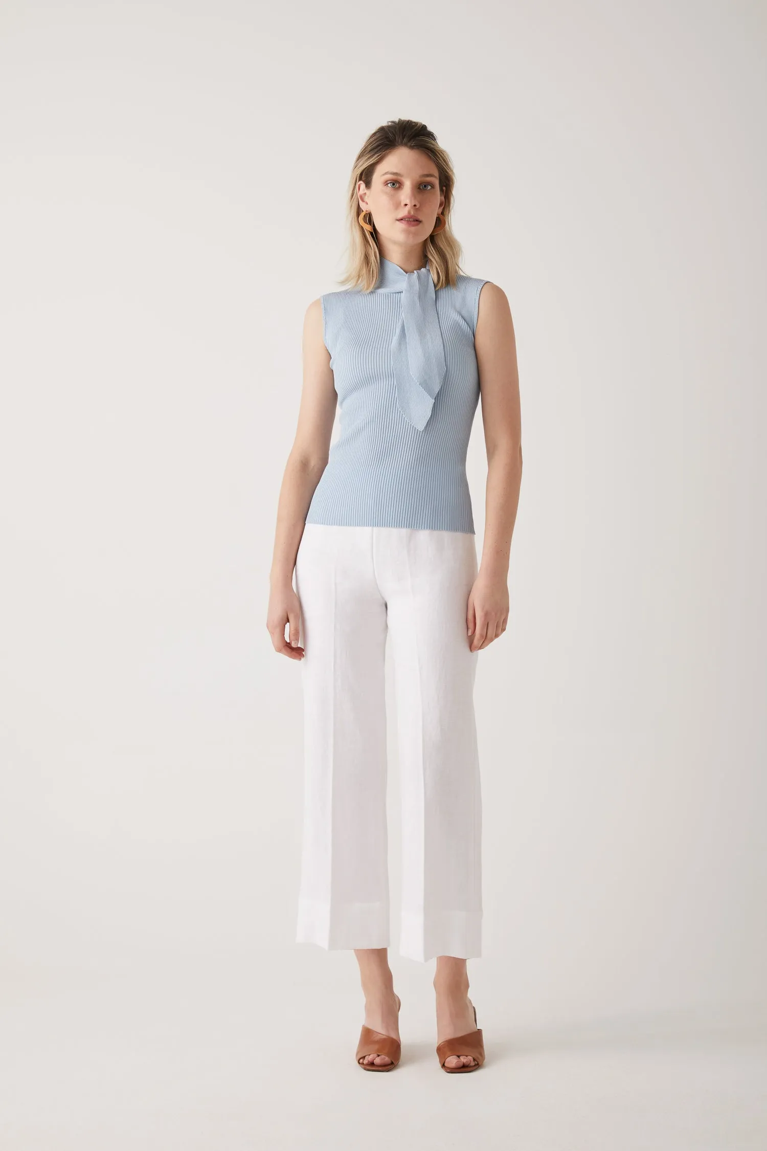Anais Top - Pale Blue