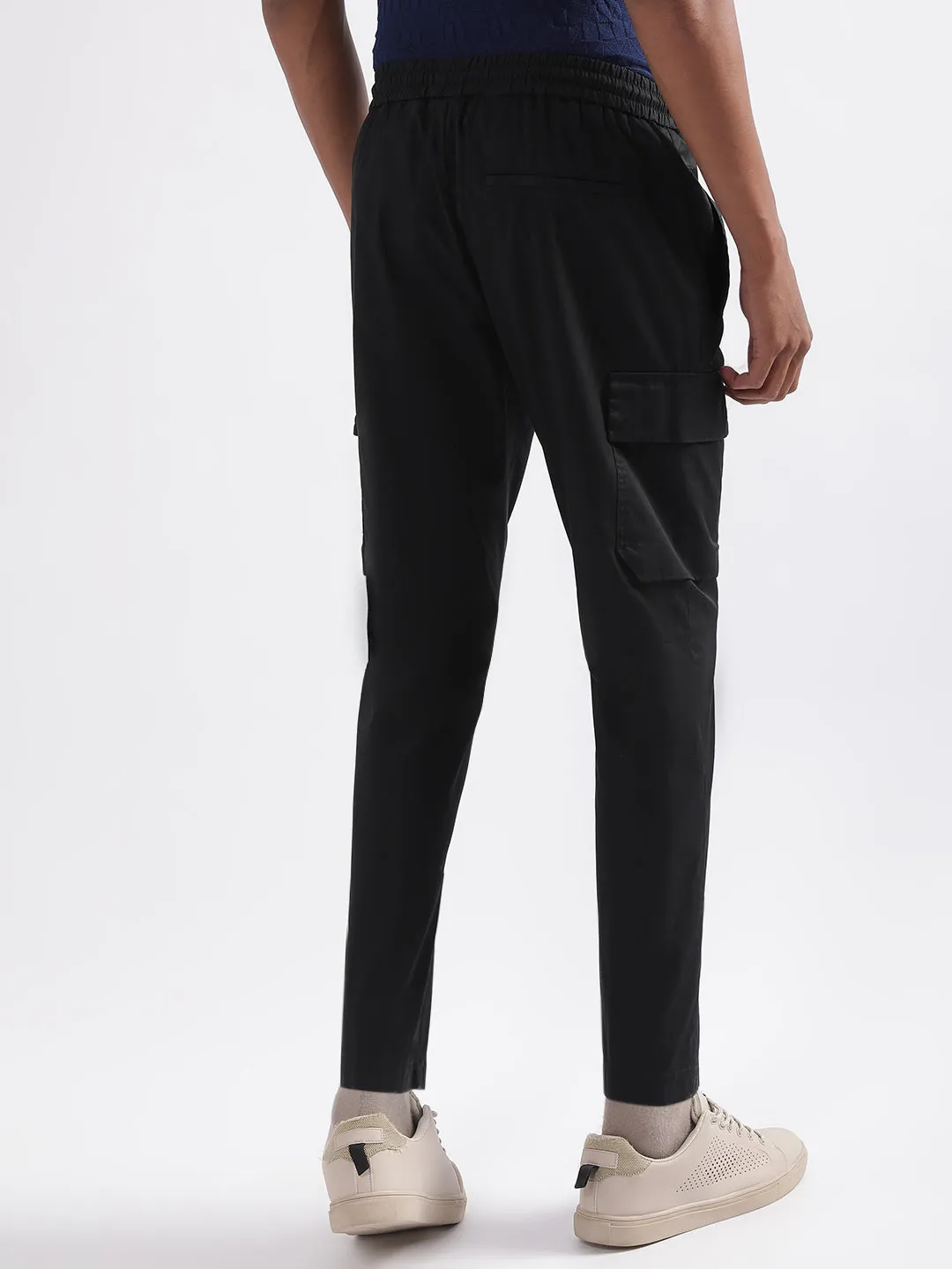 Antony Morato Men Mid-Rise Pure Cotton Joggers