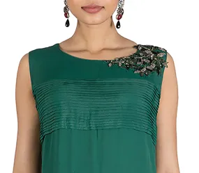 Anushree Agarwal Pine Green Tunic