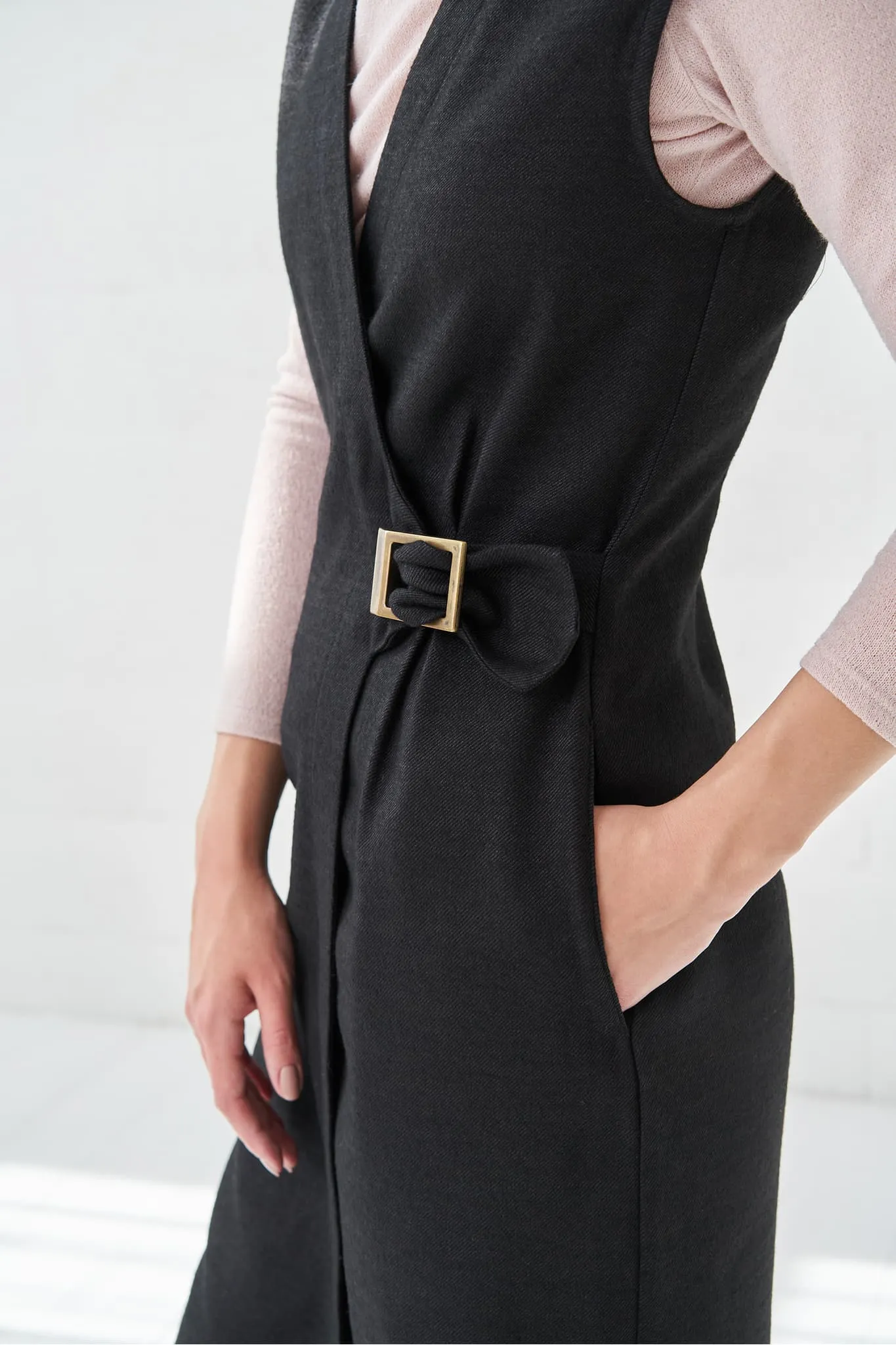 Autumn wool vest Lina