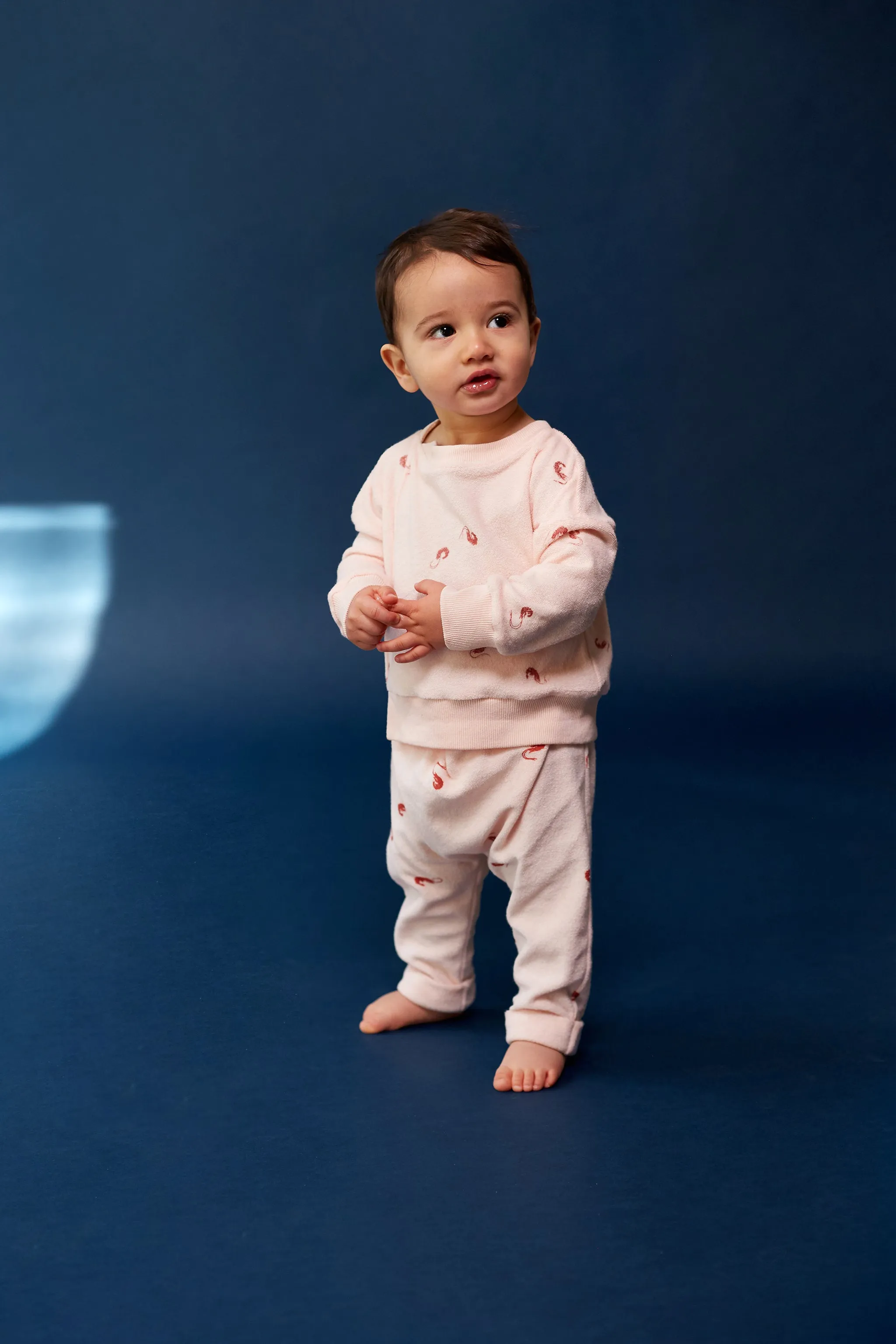 Baby Joggers with Front Pleat | Pink