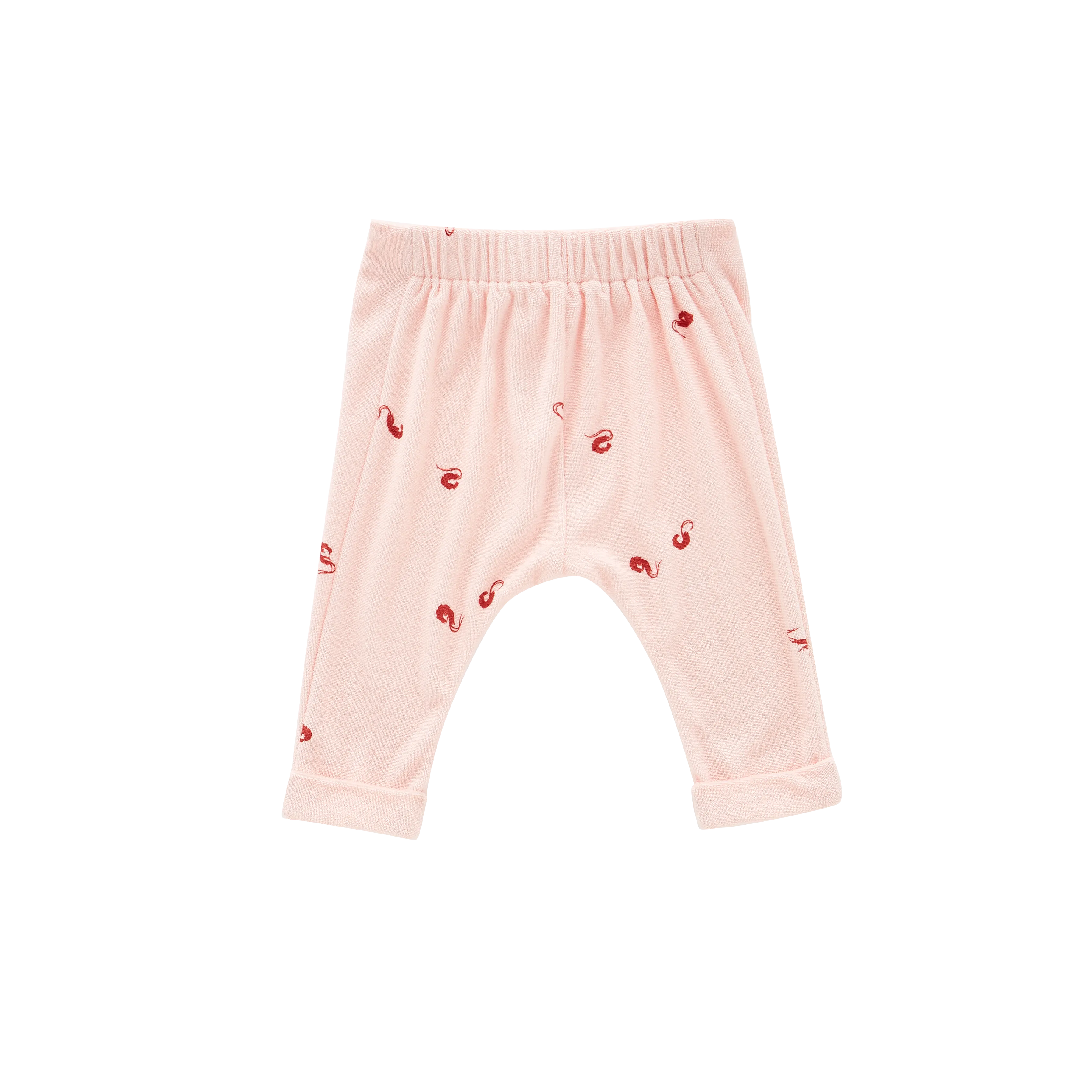 Baby Joggers with Front Pleat | Pink