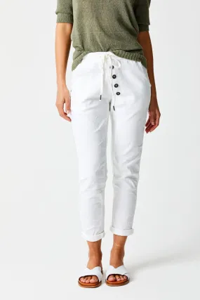Becca Button Detail Joggers