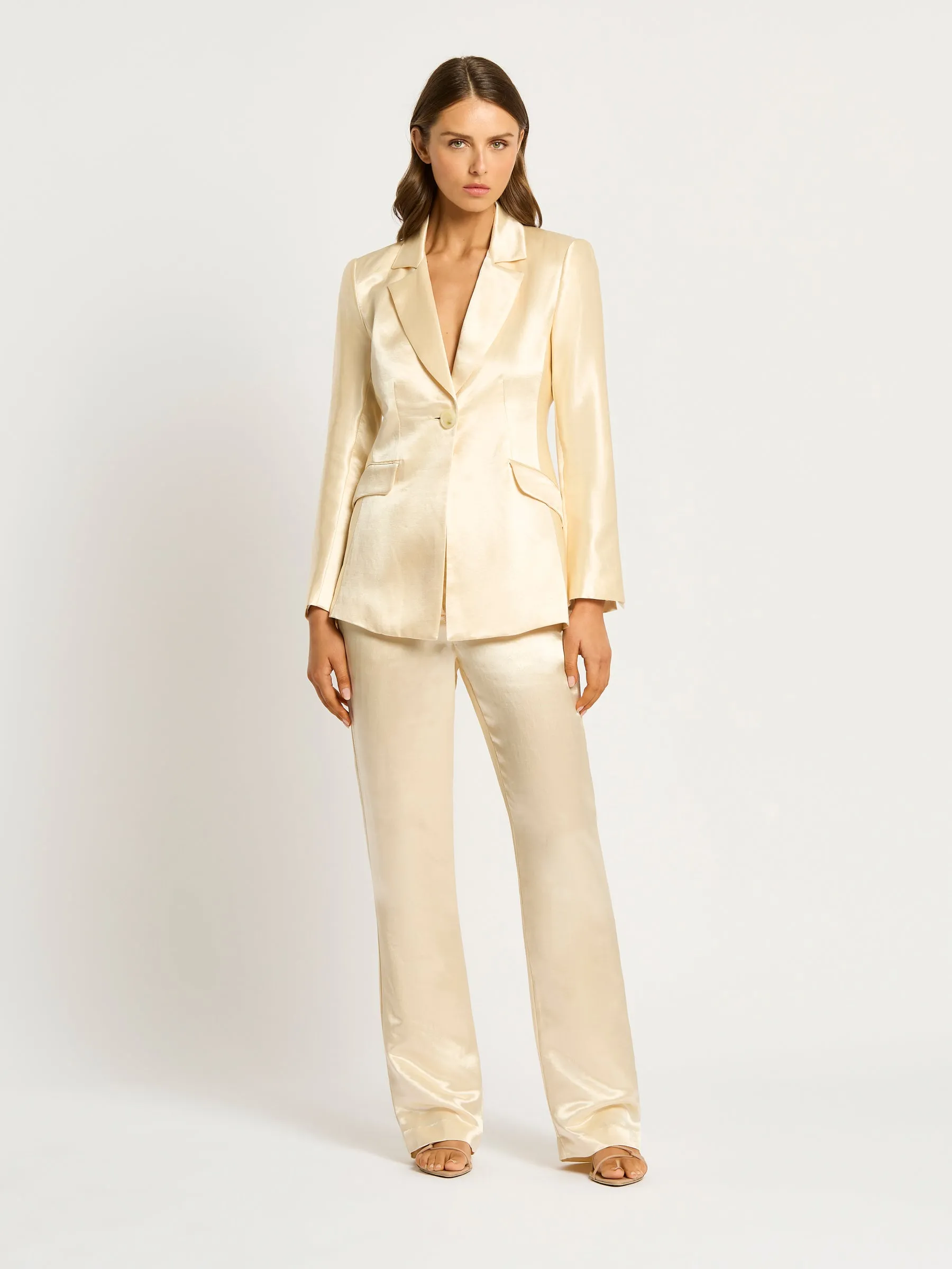 Bianca Blazer - Buttermilk (Size 8   16 Only)