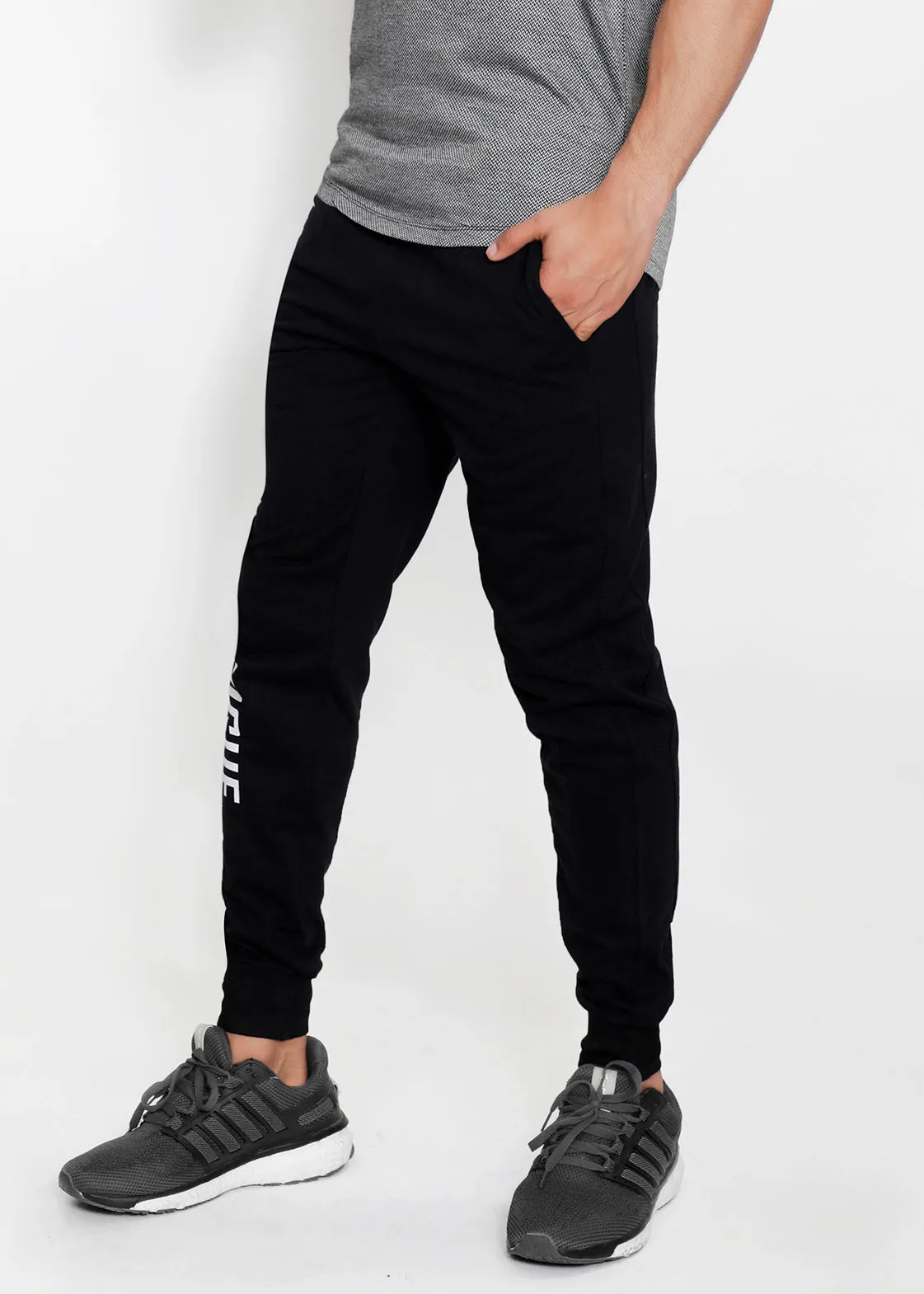 Black Yogue French Terry Joggers