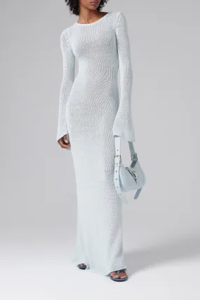 Blue Orca Maxi Long Sleeve Dress
