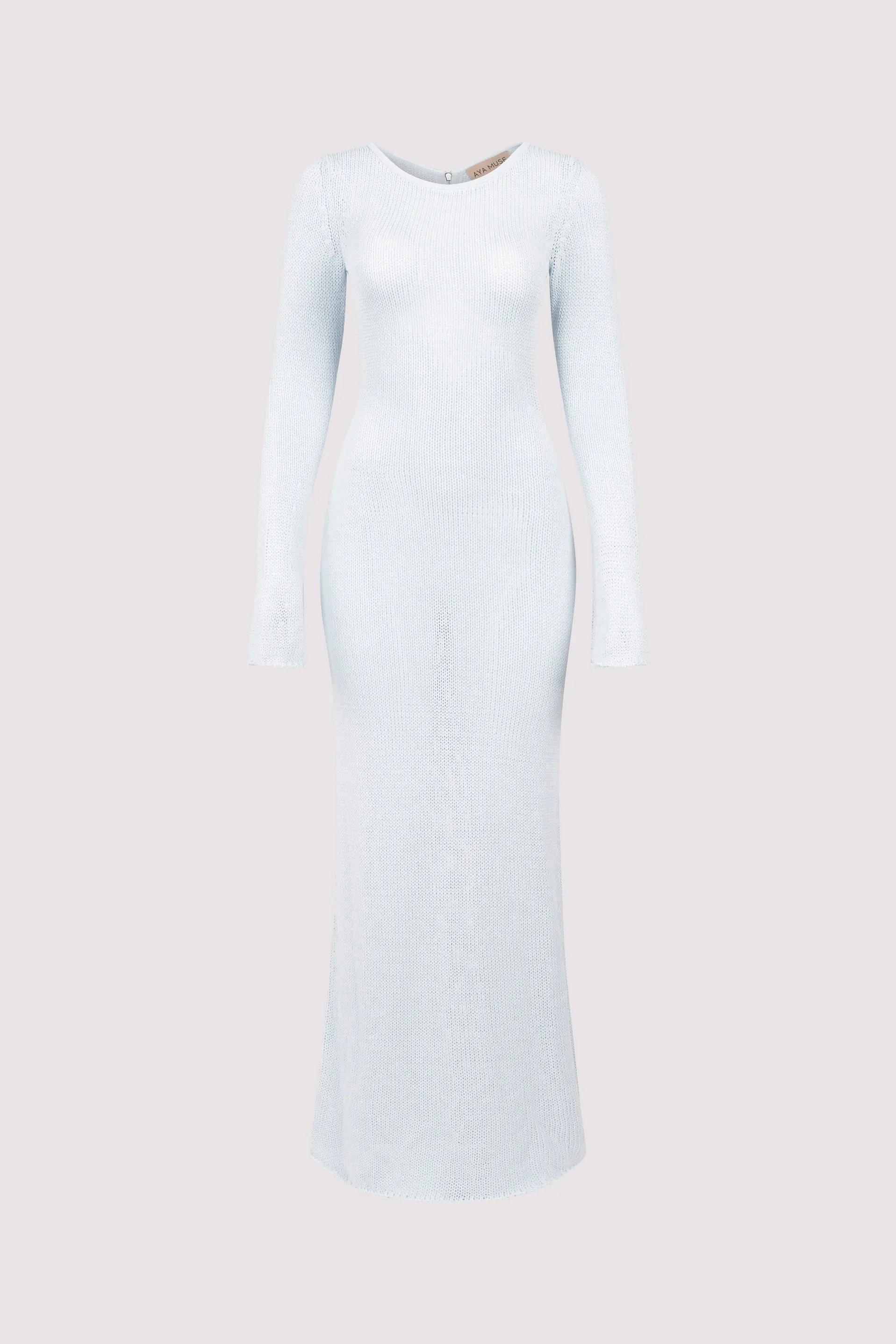 Blue Orca Maxi Long Sleeve Dress