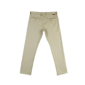 Bobson Japanese Men's Basic Non-Denim Chino Pants Mid Waist 164879 (Light Green)