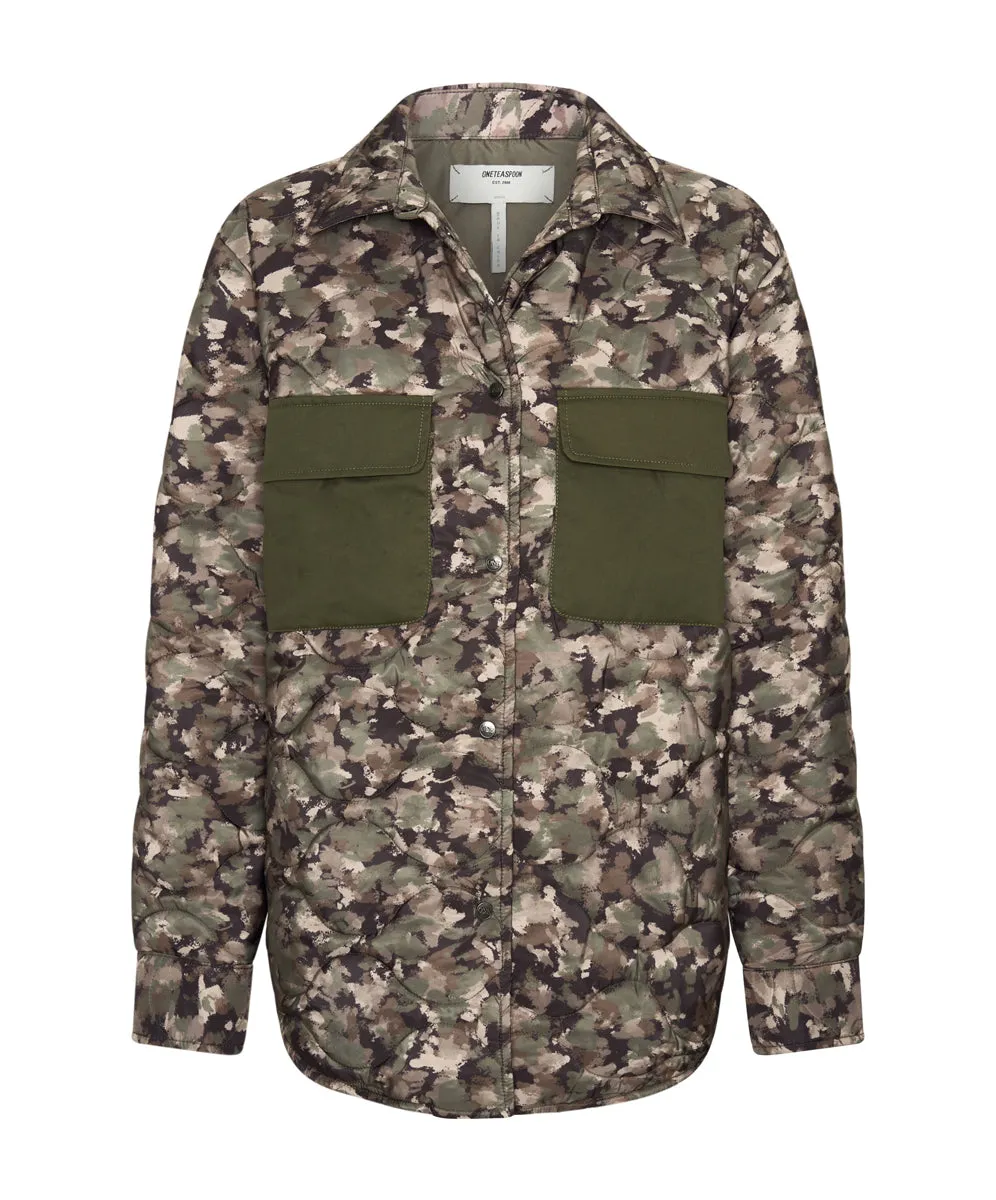 CAMO QUILTED JACKET