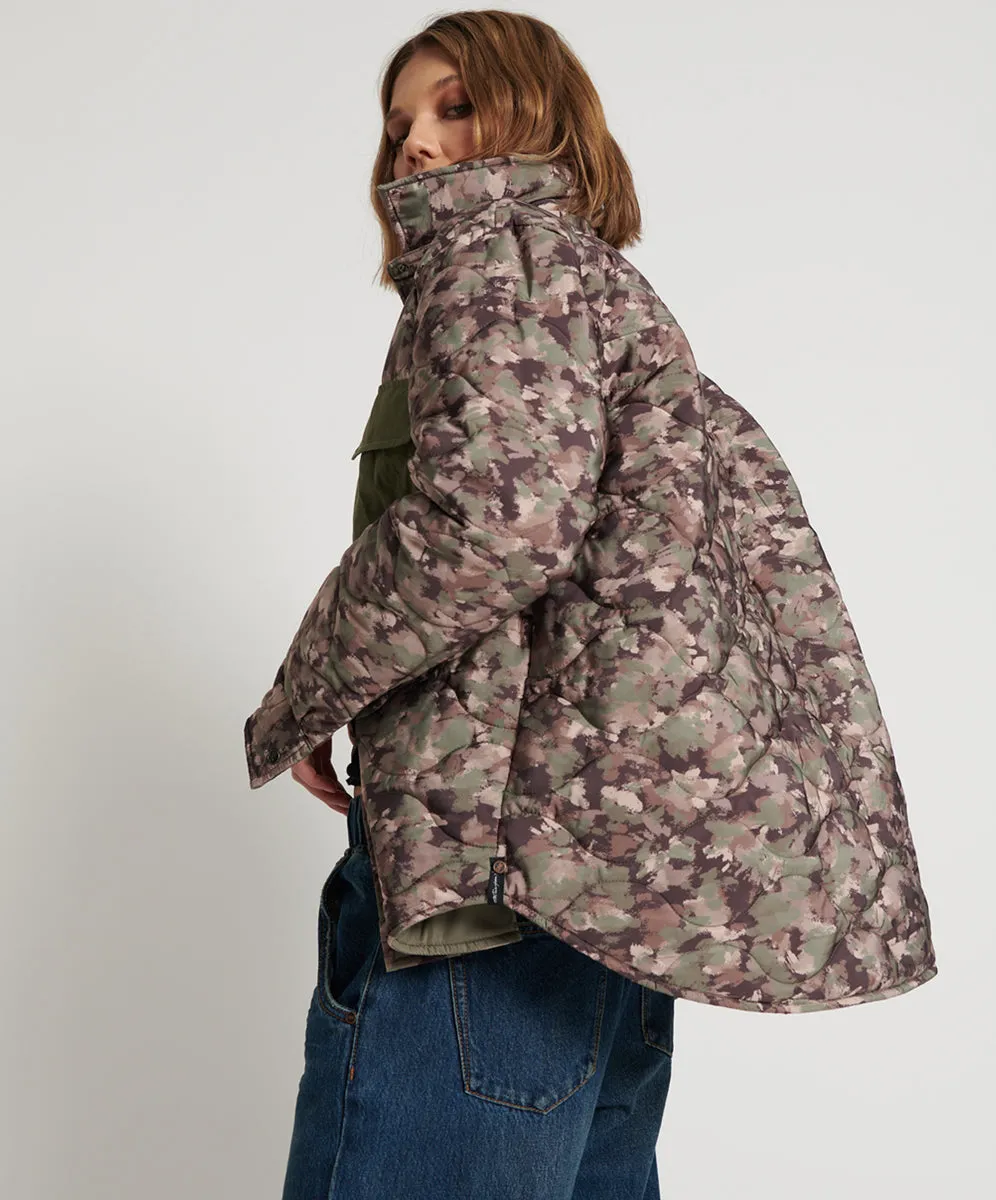 CAMO QUILTED JACKET