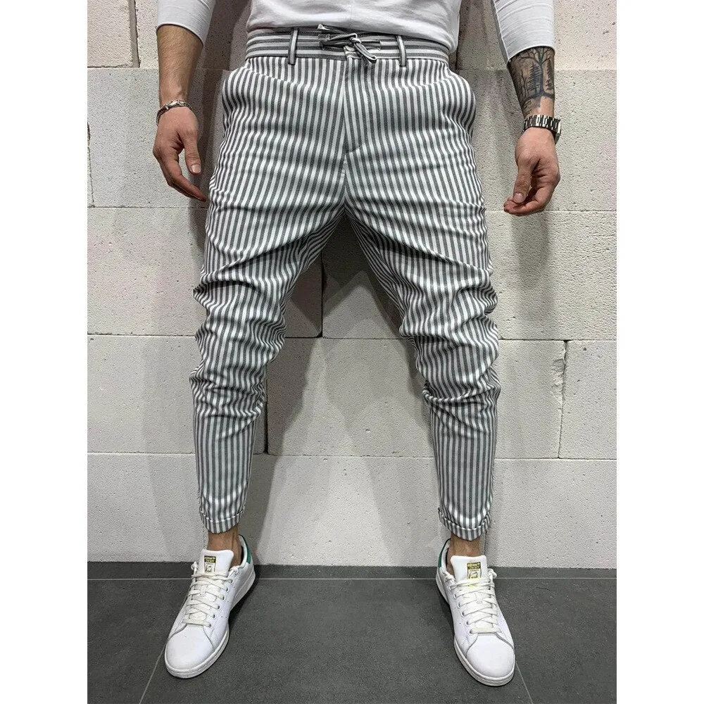 Casual Striped Pants