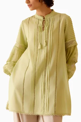 Cecile Green Tunic
