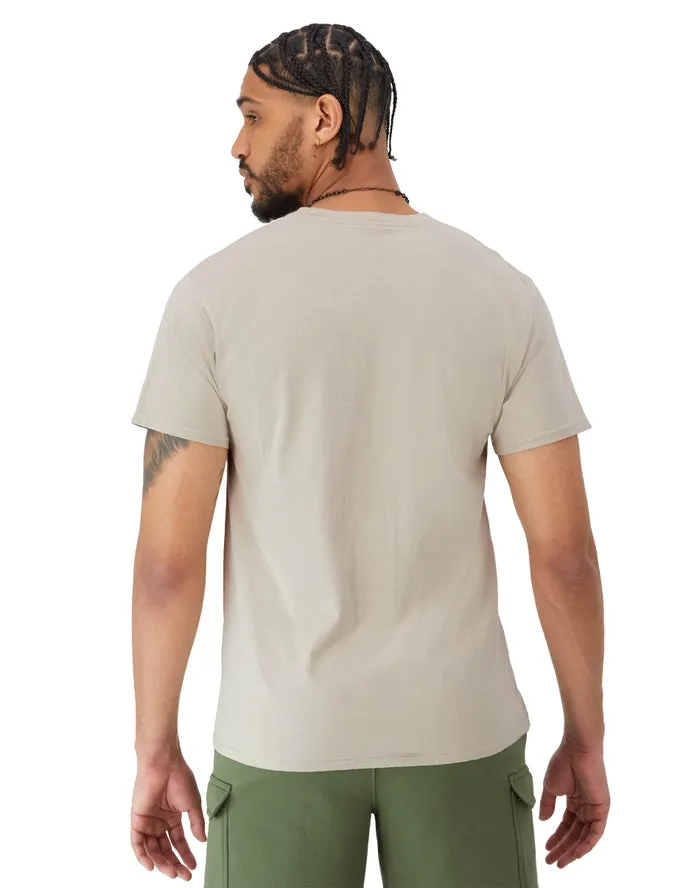 Champion Classic Vintage Wash Graphic T-Shirt, State Forest Logo Comfort Wash Faded Khaki T98658 586SZB ADWU
