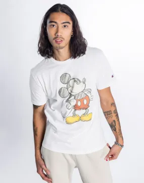 Champion Disneys Mickey & Friends Heritage Tee, Posion Mickey White T1919G 592166 045