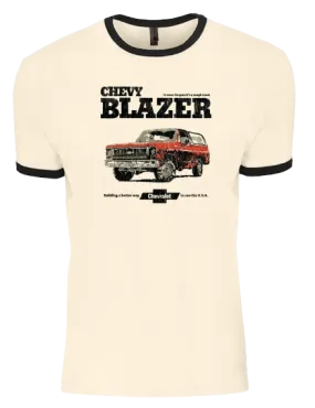 Chevy Vintage Blazer Ringer T-Shirt