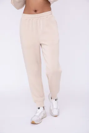 Contrast seam joggers