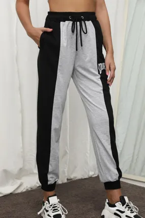 Courage Graphic Color Block Joggers