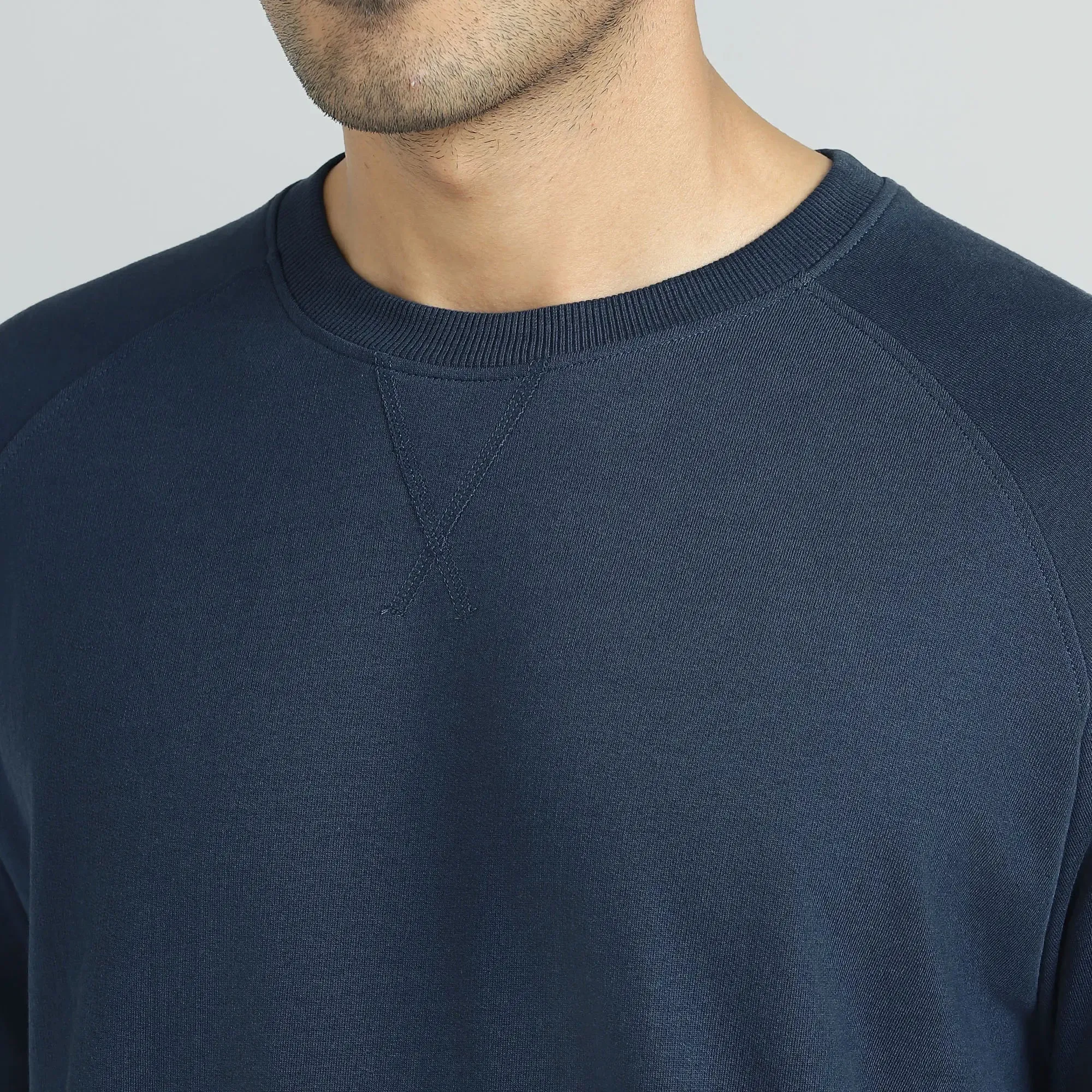 Cruze French Terry Cotton Sweatshirts Opal Blue