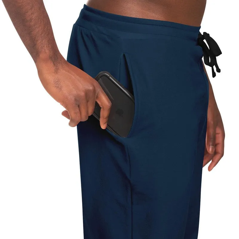 Dark Blue Joggers | Unisex | with PLUS sizes | Dark Pastel Blue | C60M30Y0K80