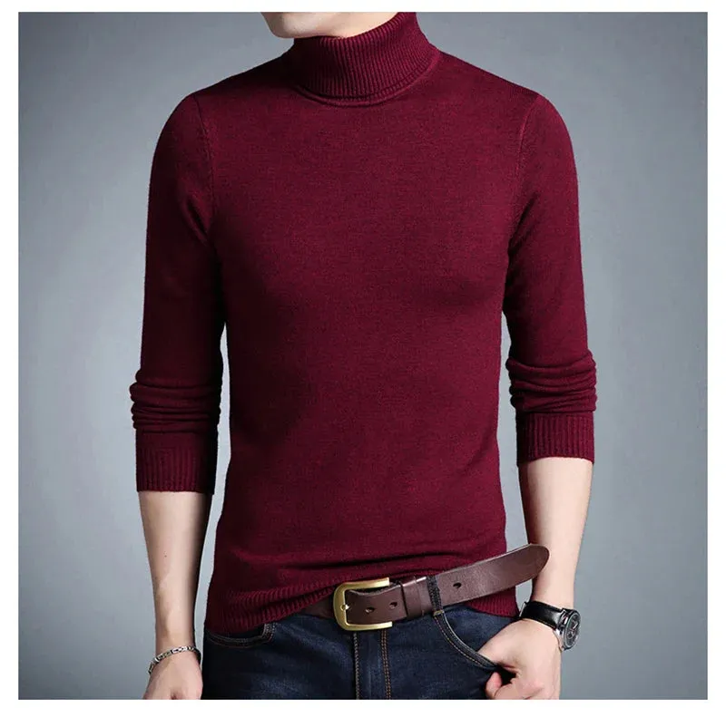 David Rollkragenpullover | Lässiger Strickpullover für Herren