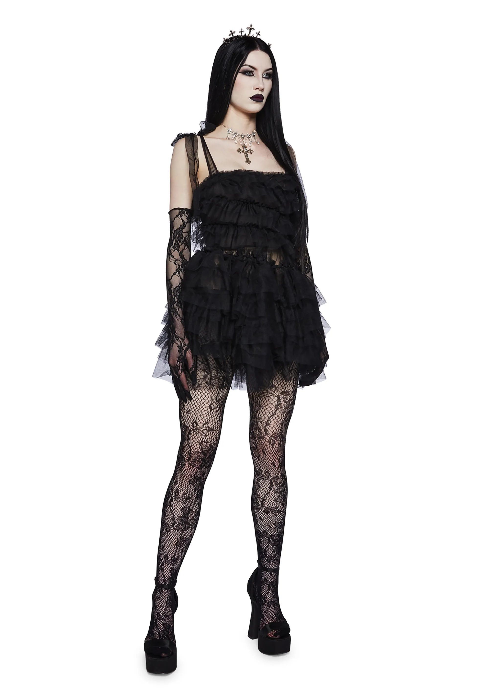 Dusk Devotions Babydoll Dress