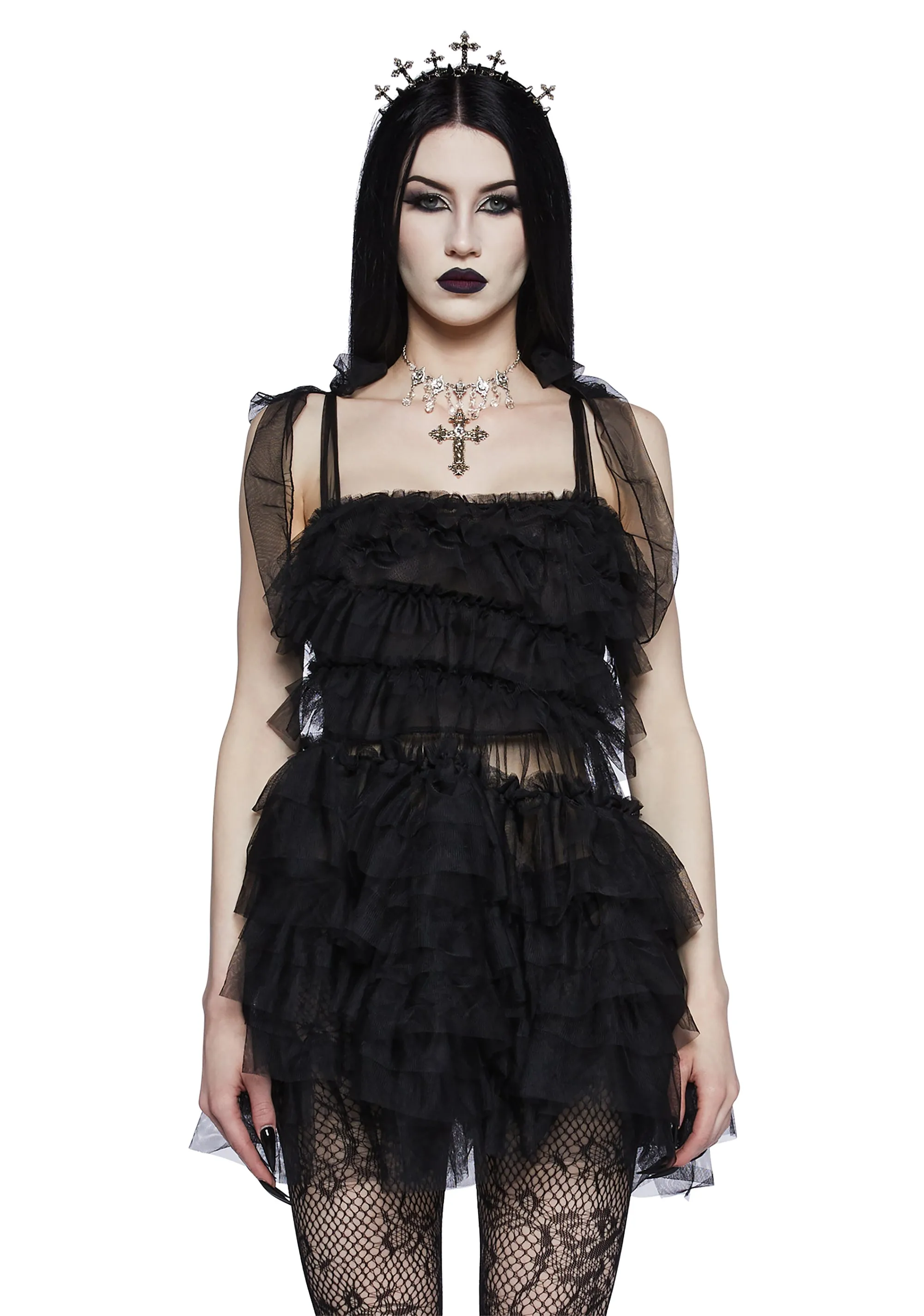 Dusk Devotions Babydoll Dress