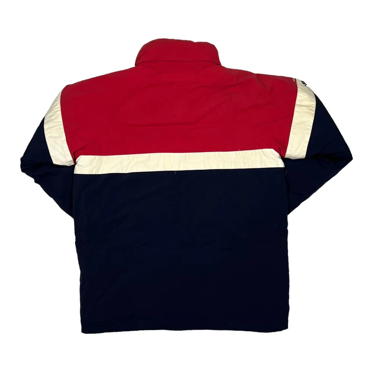 Early 00’s NAUTICA “Blue Water Challenge” Colour Block Duck Down Filled Padded Puffer Jacket