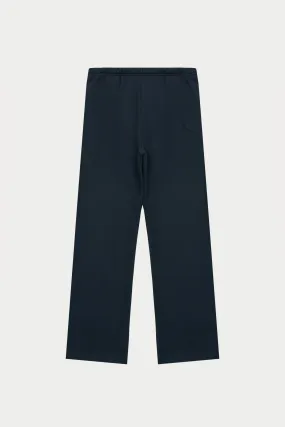 EMBOSSED STRAIGHT LEG JOGGERS - NAVY