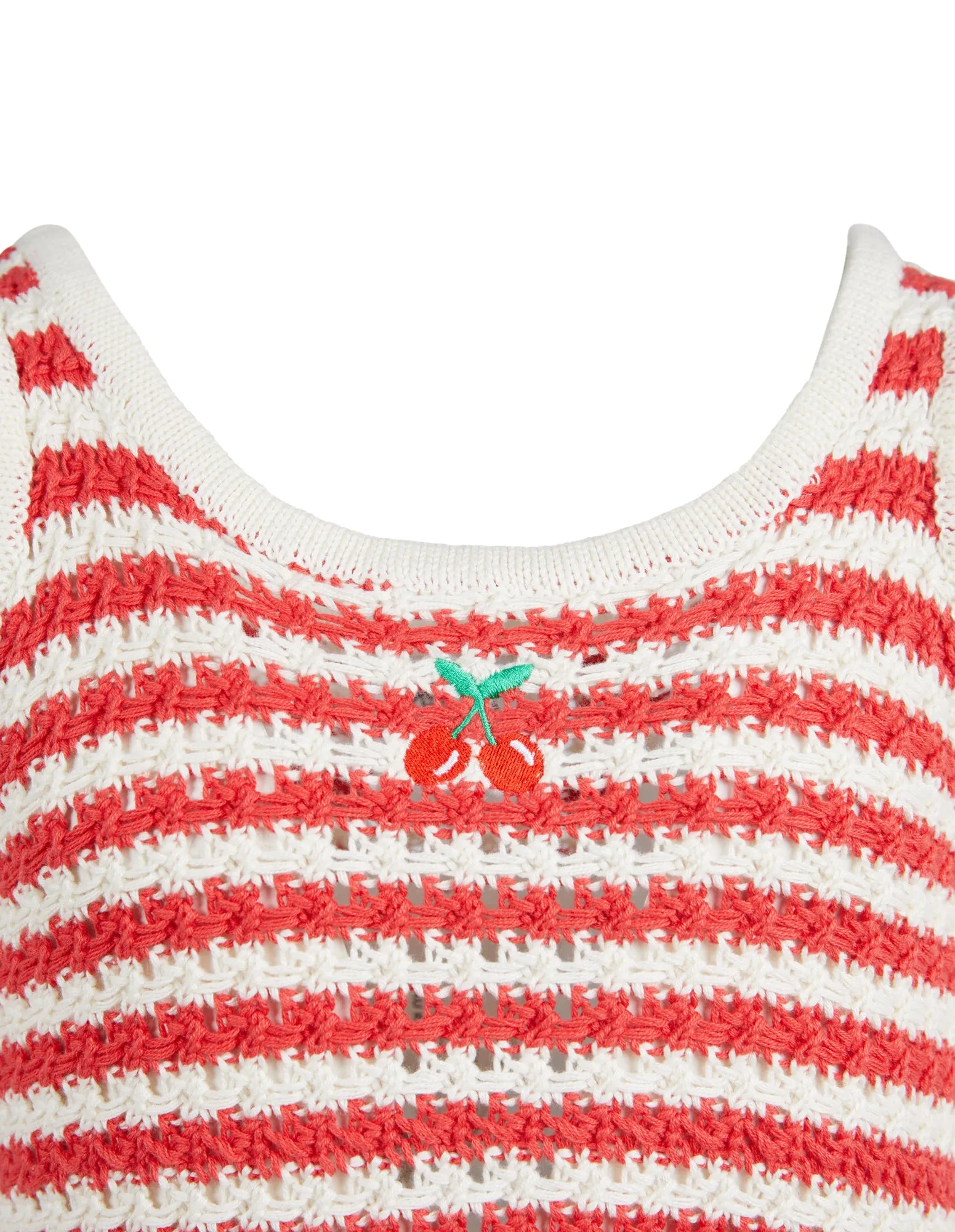 Eve Girl Cherry Top (8-14) - Stripe