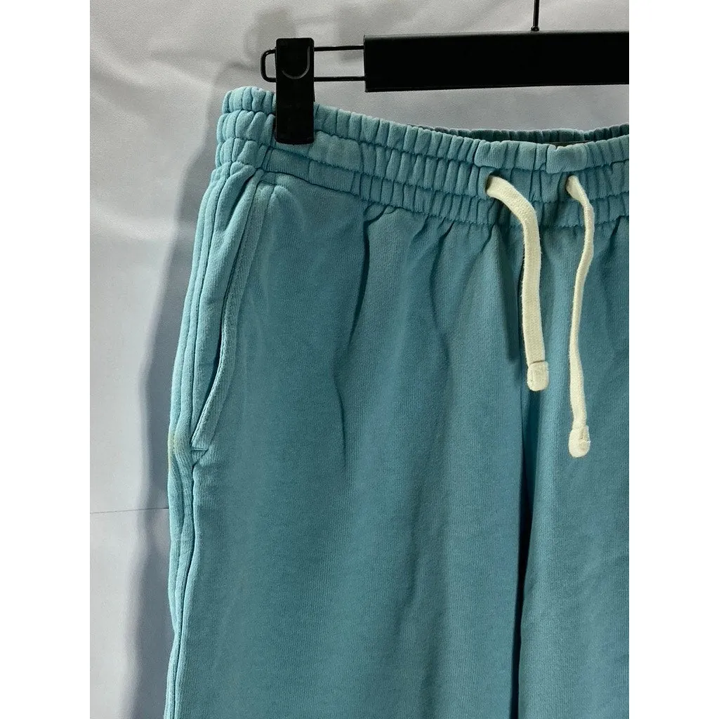 EVERLANE Women's Light Blue Organic Cotton Drawstring Casual Jogger Pant SZ S
