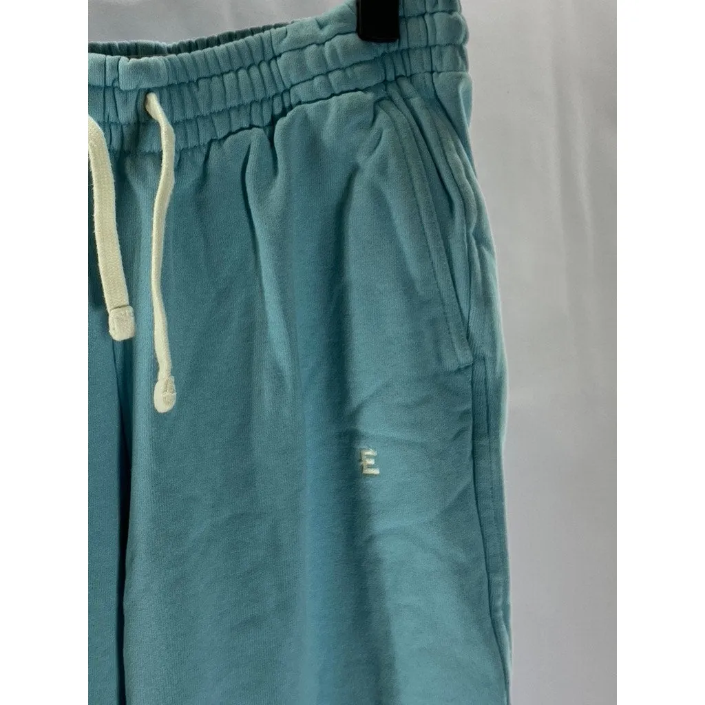 EVERLANE Women's Light Blue Organic Cotton Drawstring Casual Jogger Pant SZ S