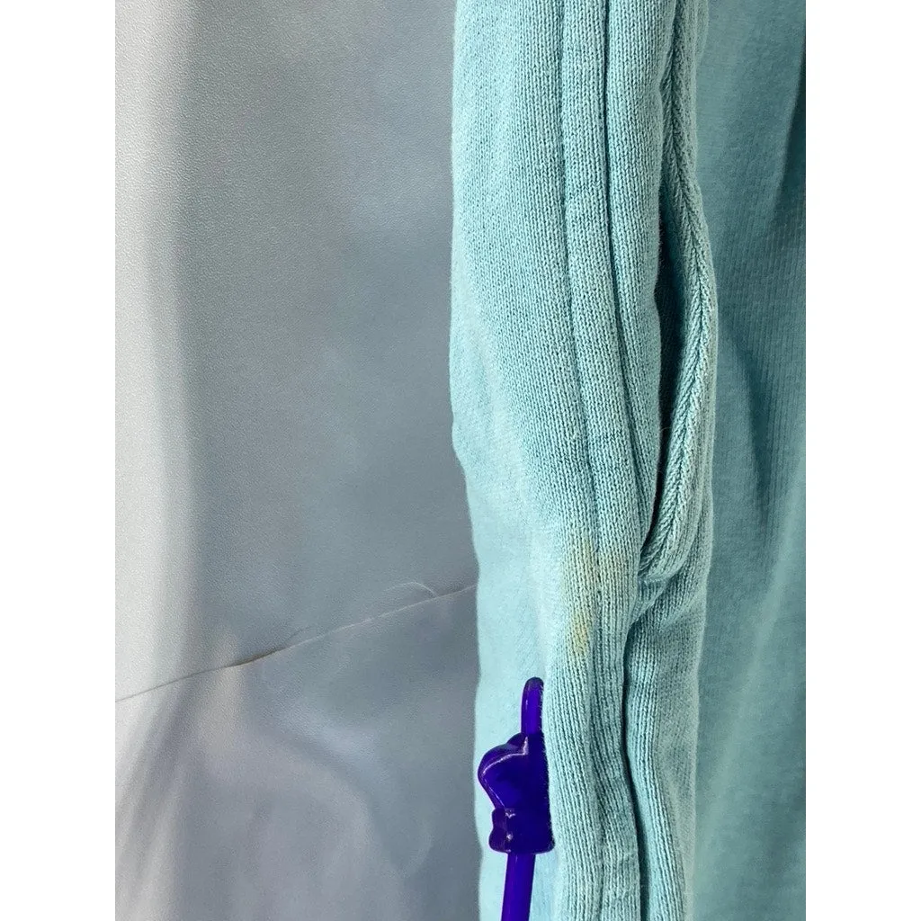 EVERLANE Women's Light Blue Organic Cotton Drawstring Casual Jogger Pant SZ S