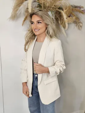 Fara Ecru blazer