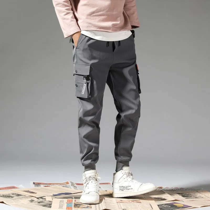 Flap Pocket Tapered Joggers M00008
